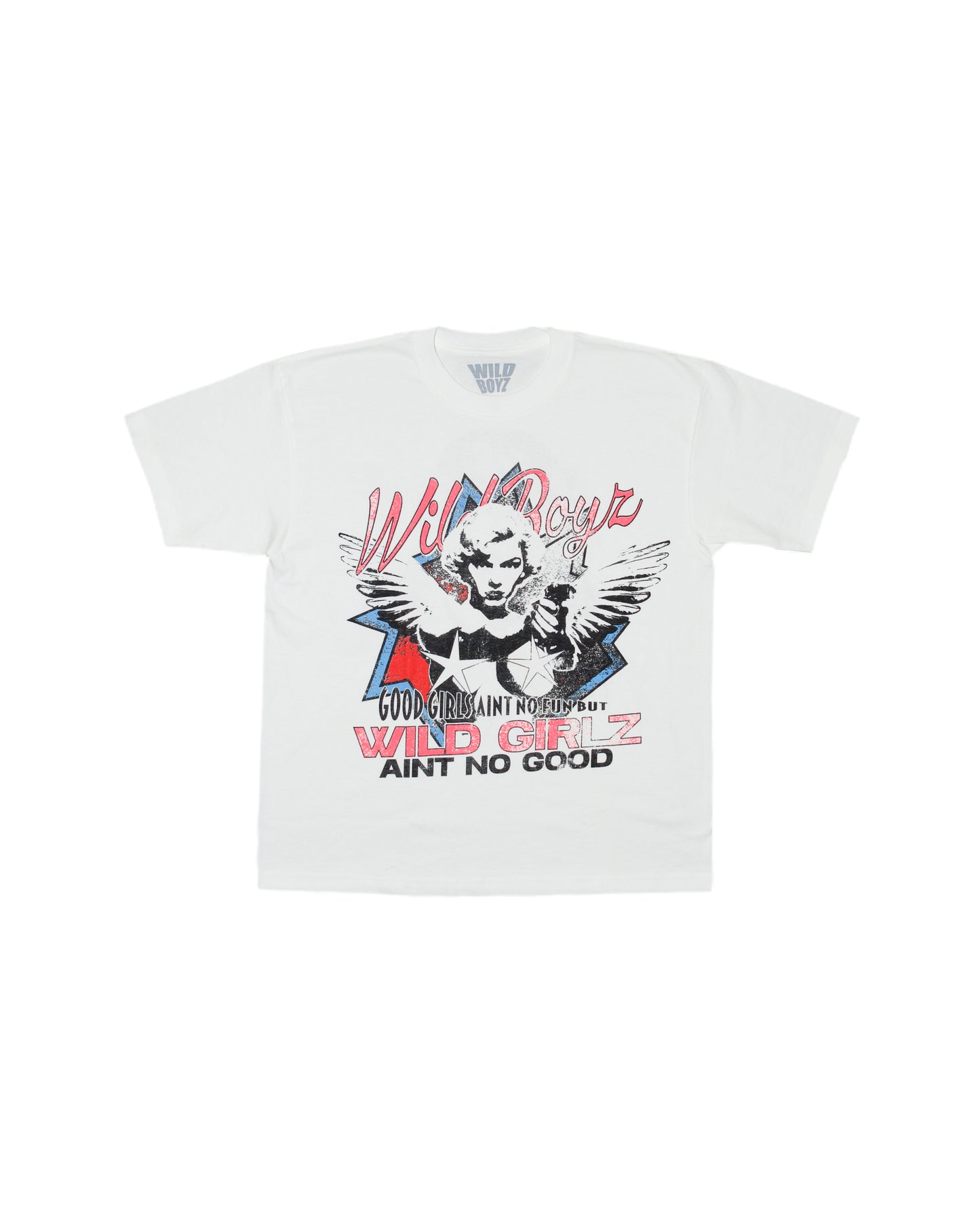 Wild Boyz Good Girls Tee (White)