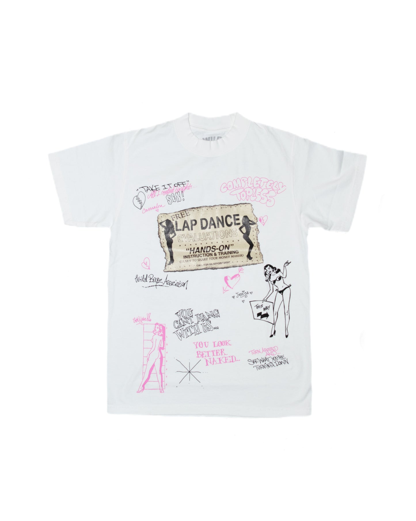 Wild Boyz Stripper Tee (White)