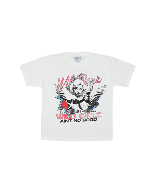Wild Boyz Good Girls Tee (White)