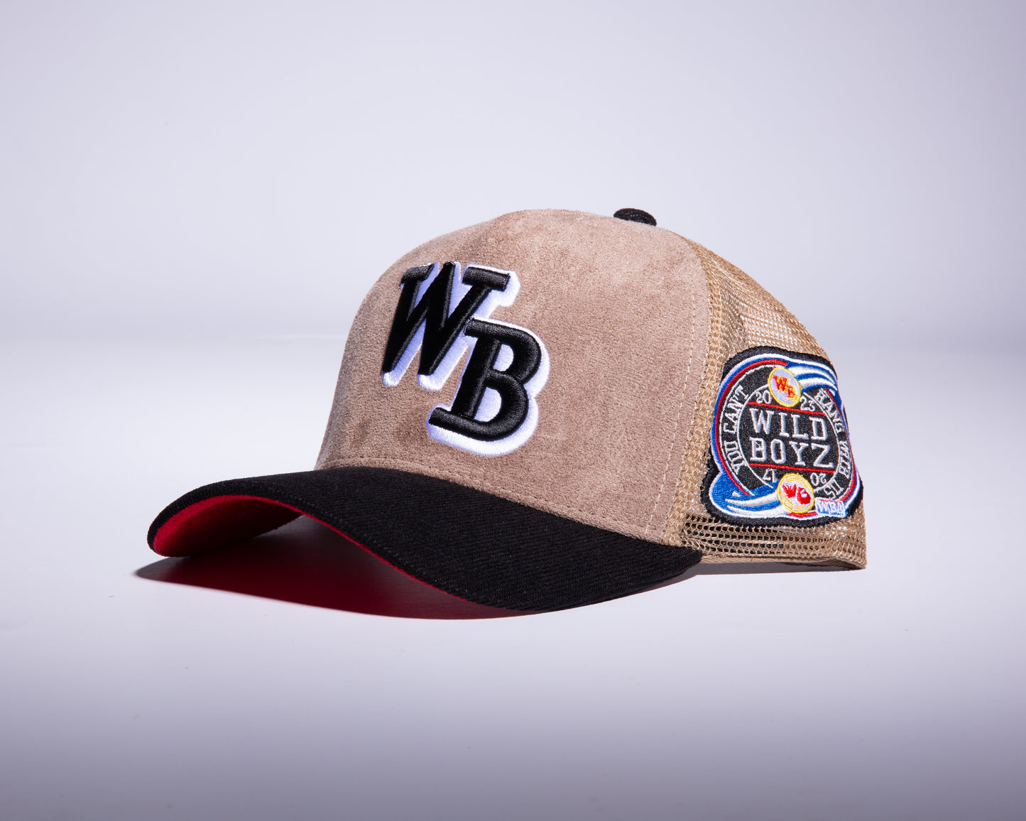 Wild Boyz Suede Trucker Hat (Tan)