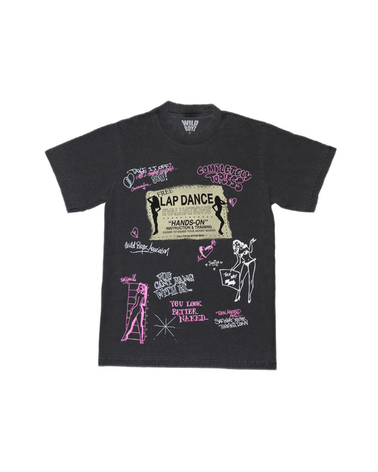 Wild Boyz Stripper Tee (Vintage Black)
