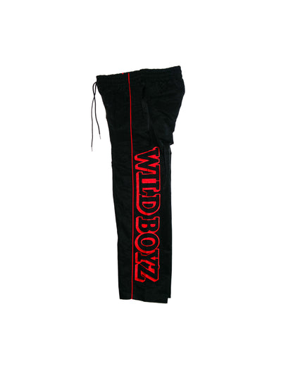 Wild Boyz Track Pants (Black/Red)