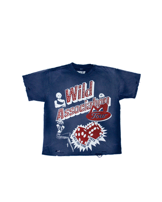 Wild Boyz Association Tee (Navy)